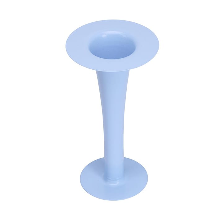 Jarrón y candelabro Trumpet 2-en-1 24 cm - Blue - Design Letters
