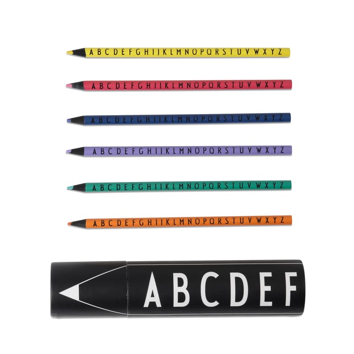 Lápices de colores Design Letters, set de 15, letras Design Letters