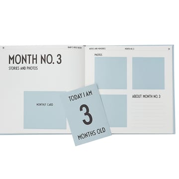 Libro Mi primer año Design Letters - azul - Design Letters