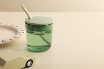 Pajita con tapa Design Letters - Green - Design Letters