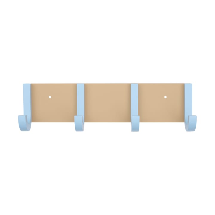 Perchero Jay 4 ganchos - Beige-light blue - Design Letters