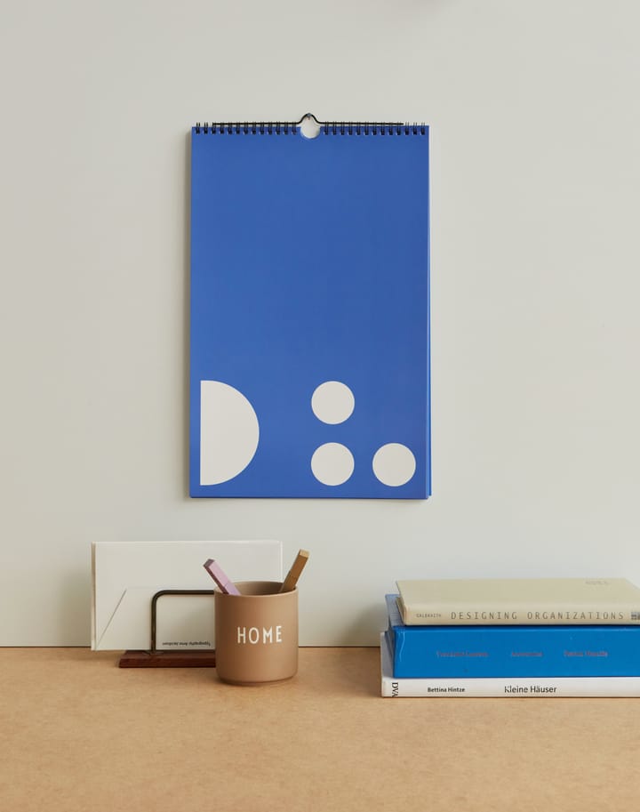 Planificador mensual Design Letters - Cobalt blue - Design Letters