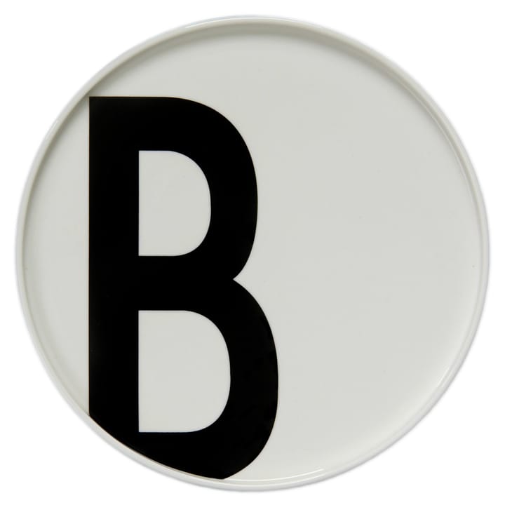 Plato con letra Design Letters - B - Design Letters