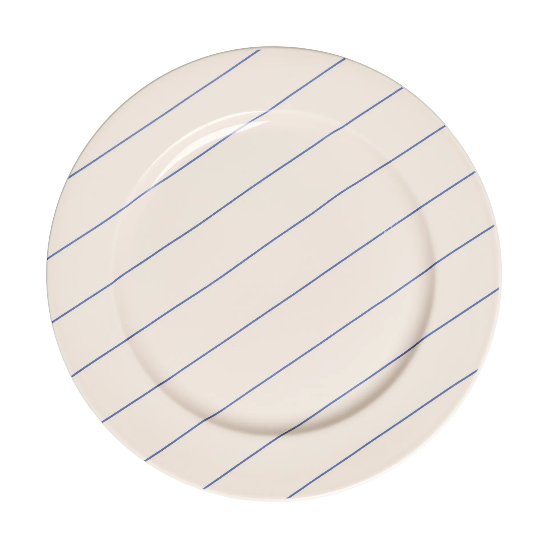 Plato Design Letters Pyjamas Ø23 cm, Midnight blue-pastel beige Design Letters