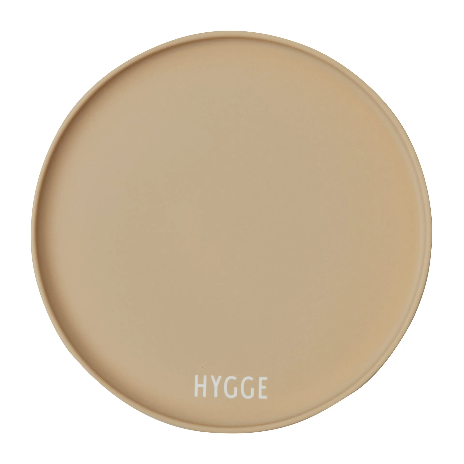 Plato favorito Design Letters Ø22 cm, Hygge-beige Design Letters