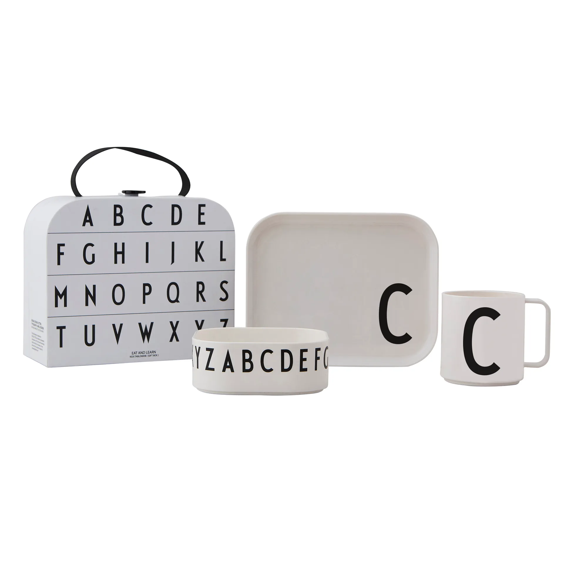 Set vajilla infantil Design Letters, C Design Letters