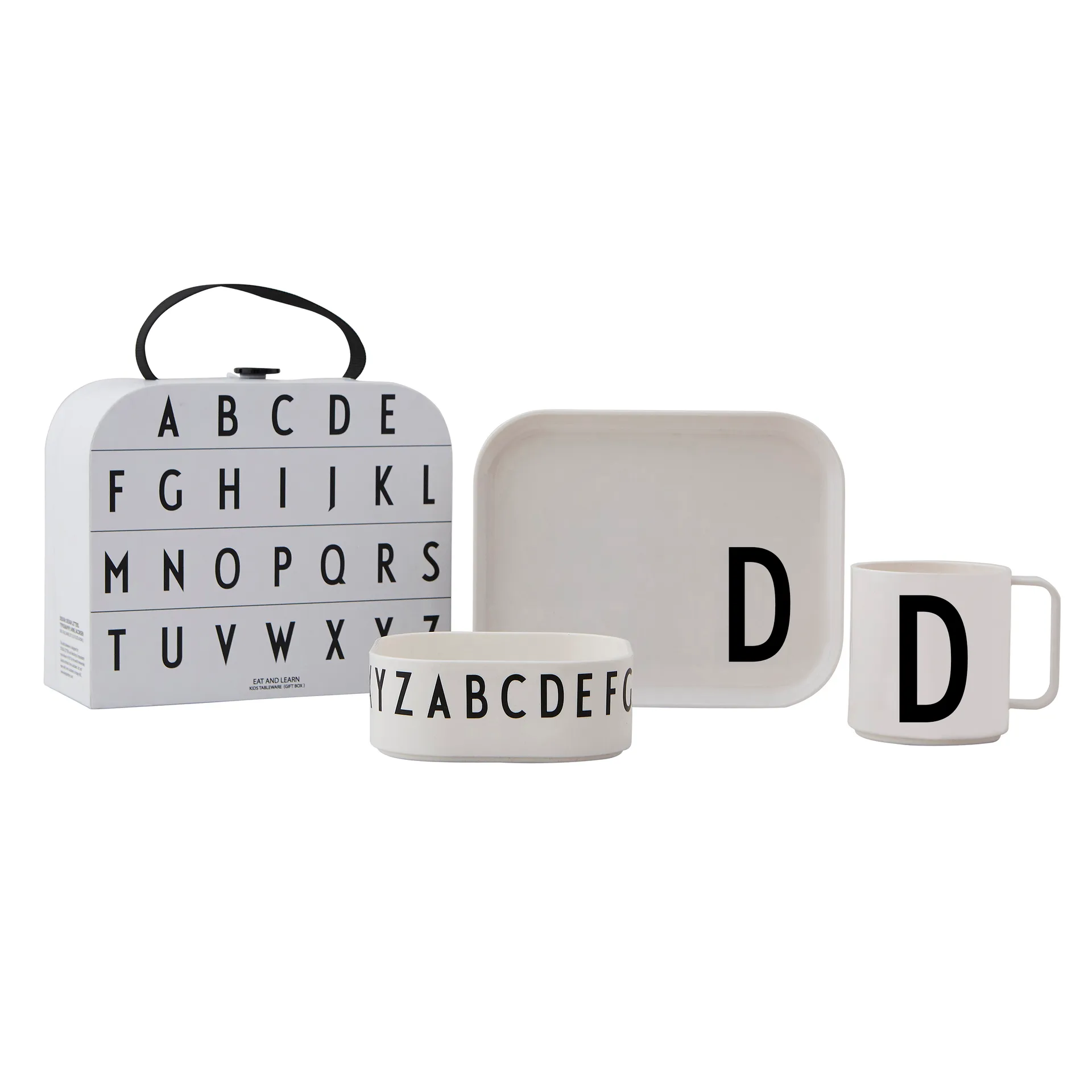 Set vajilla infantil Design Letters, D Design Letters