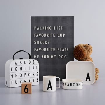 Set vajilla infantil Design Letters - D - Design Letters