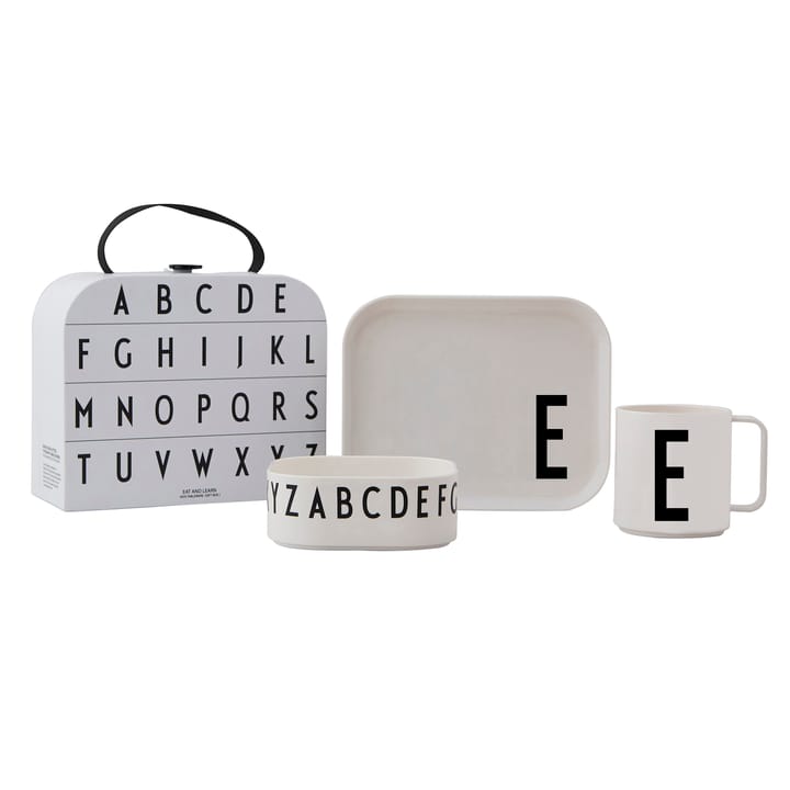 Set vajilla infantil Design Letters - E - Design Letters