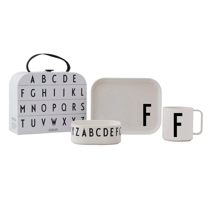 Set vajilla infantil Design Letters - F - Design Letters