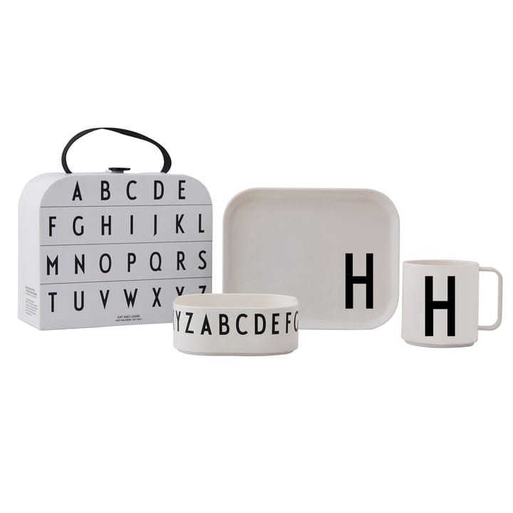 Set vajilla infantil Design Letters - H - Design Letters