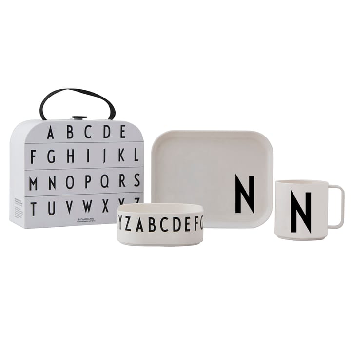 Set vajilla infantil Design Letters - N - Design Letters