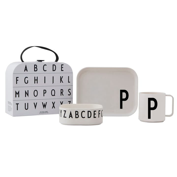 Set vajilla infantil Design Letters - P - Design Letters