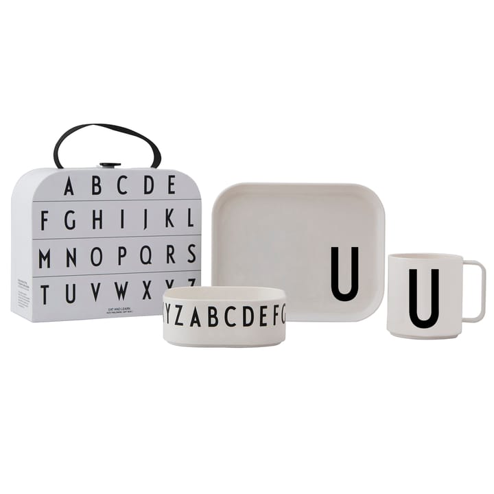 Set vajilla infantil Design Letters - U - Design Letters