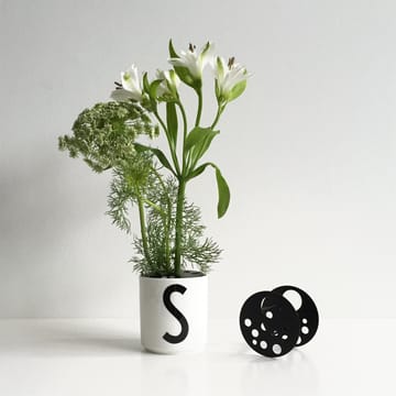 Soporte para flores Design Letter Ø6.7 cm - negro - Design Letters