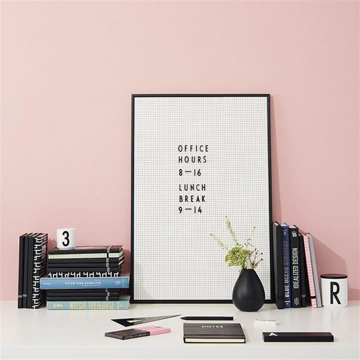 Tablón de letras A2 Design Letters, gris Design Letters