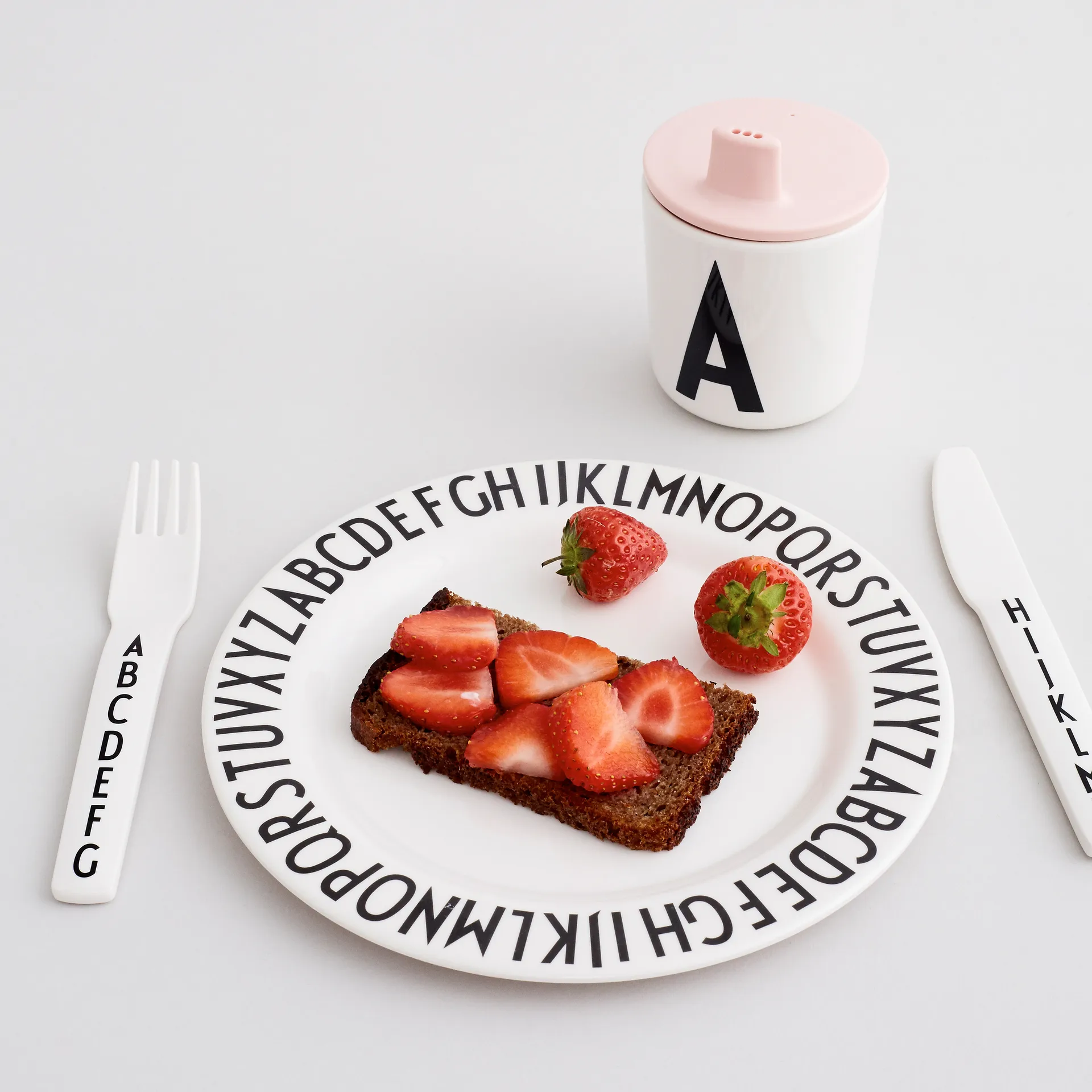 Tapa para taza melamina Design Letters, Nude Design Letters