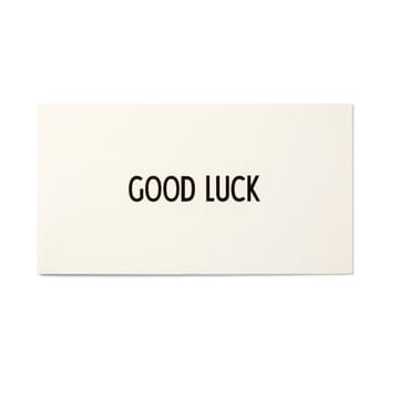 Tarjeta AJ Vintage ABC - Good Luck - Design Letters