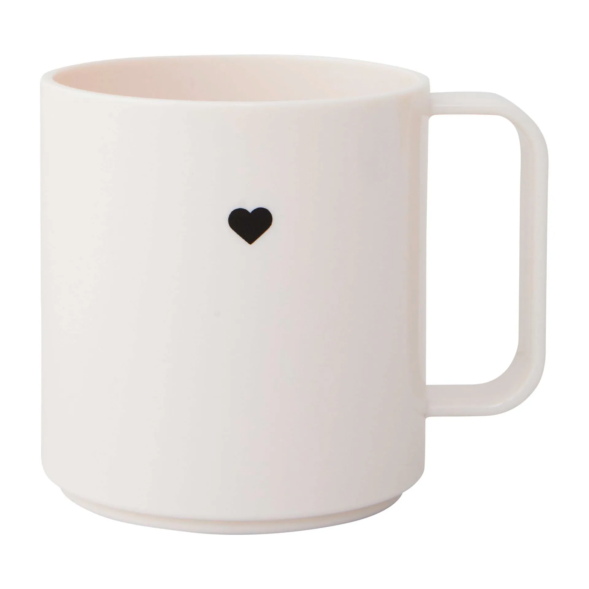 Taza con asa Design Letters Mini Love, White Design Letters