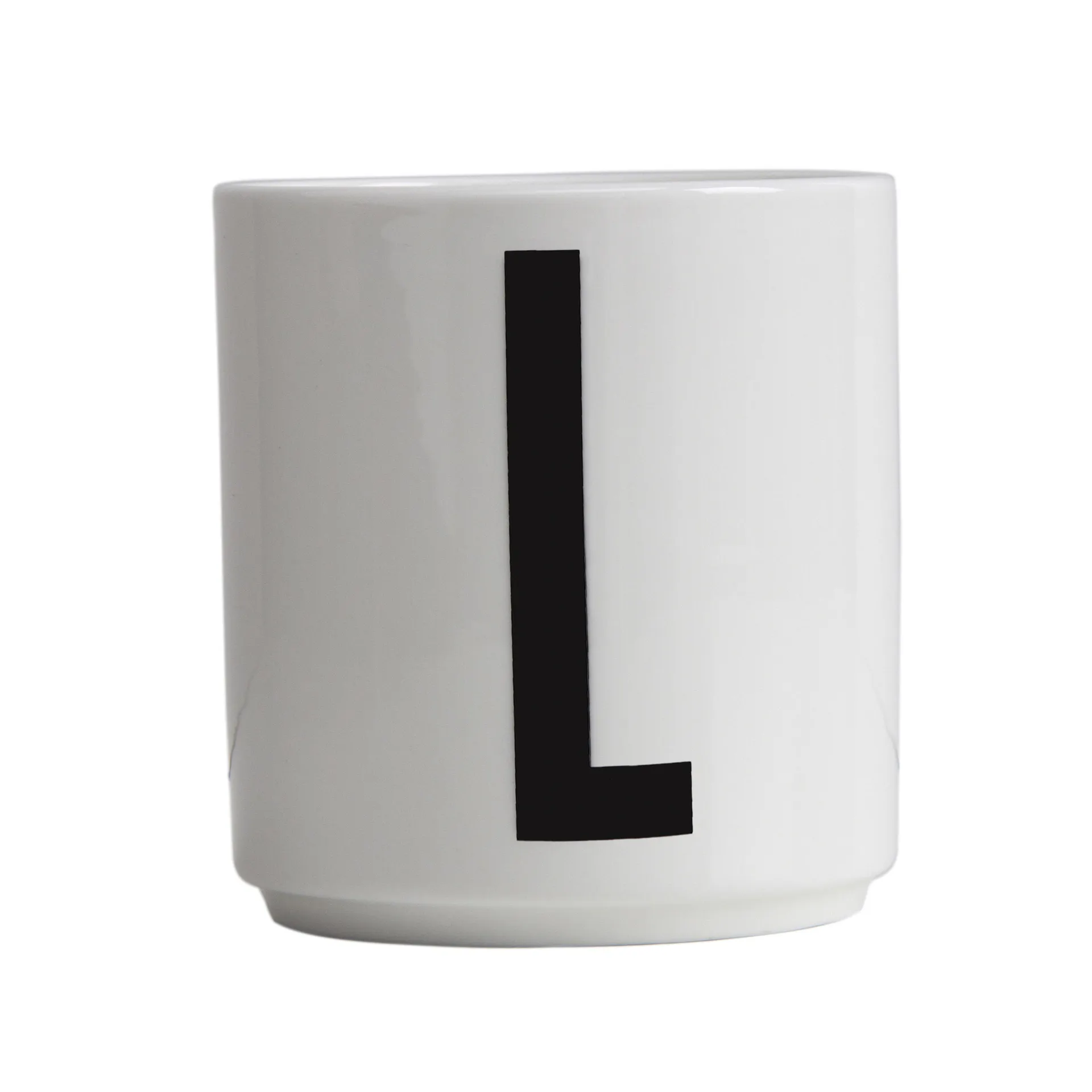 Taza con letra Design Letters, L Design Letters