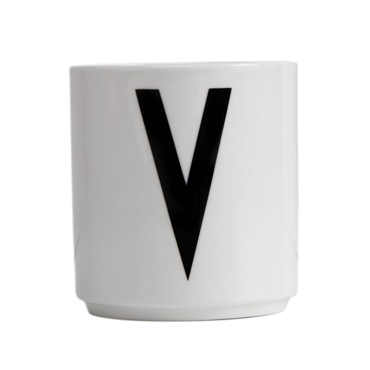 Taza con letra Design Letters - V - Design Letters