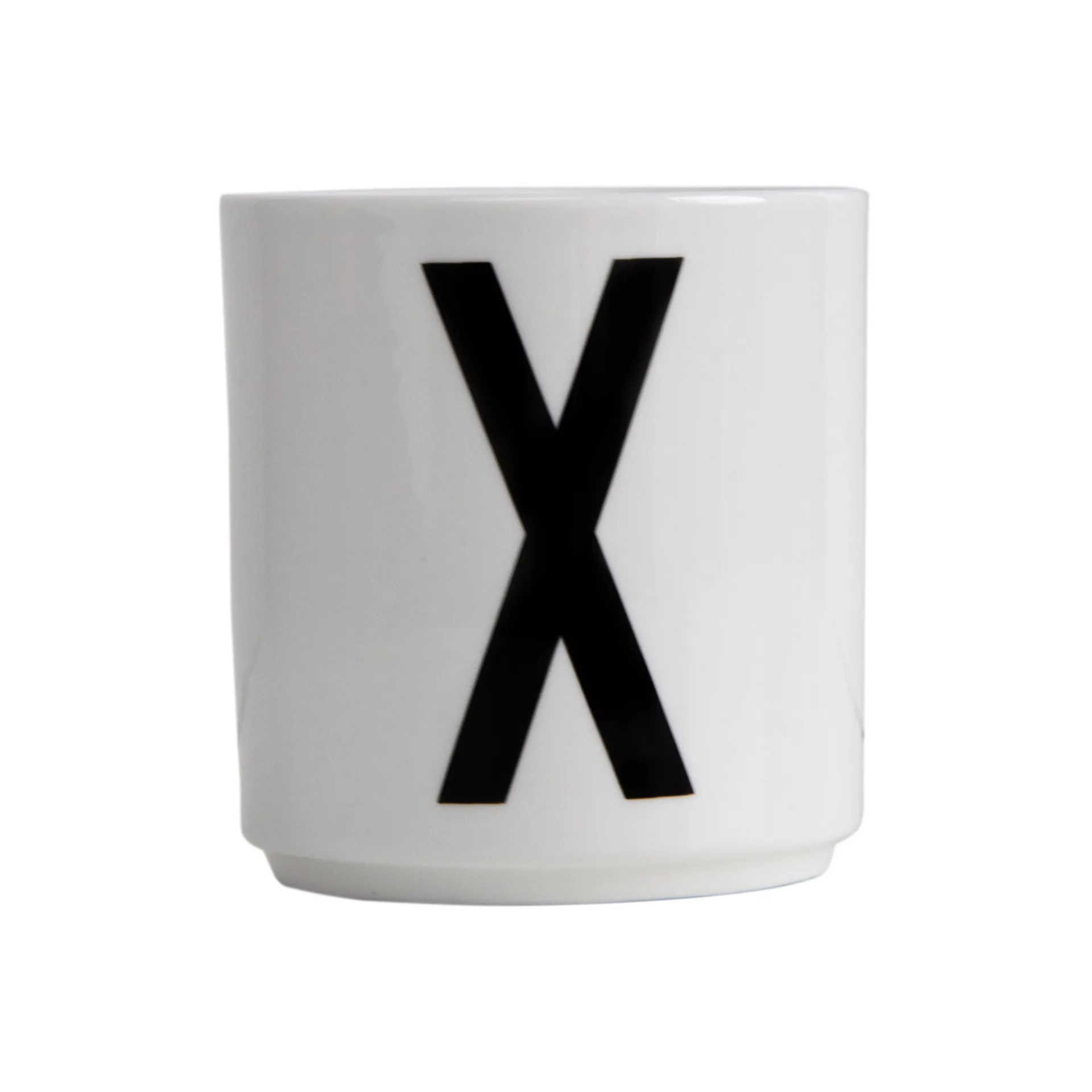 Taza con letra Design Letters, X Design Letters
