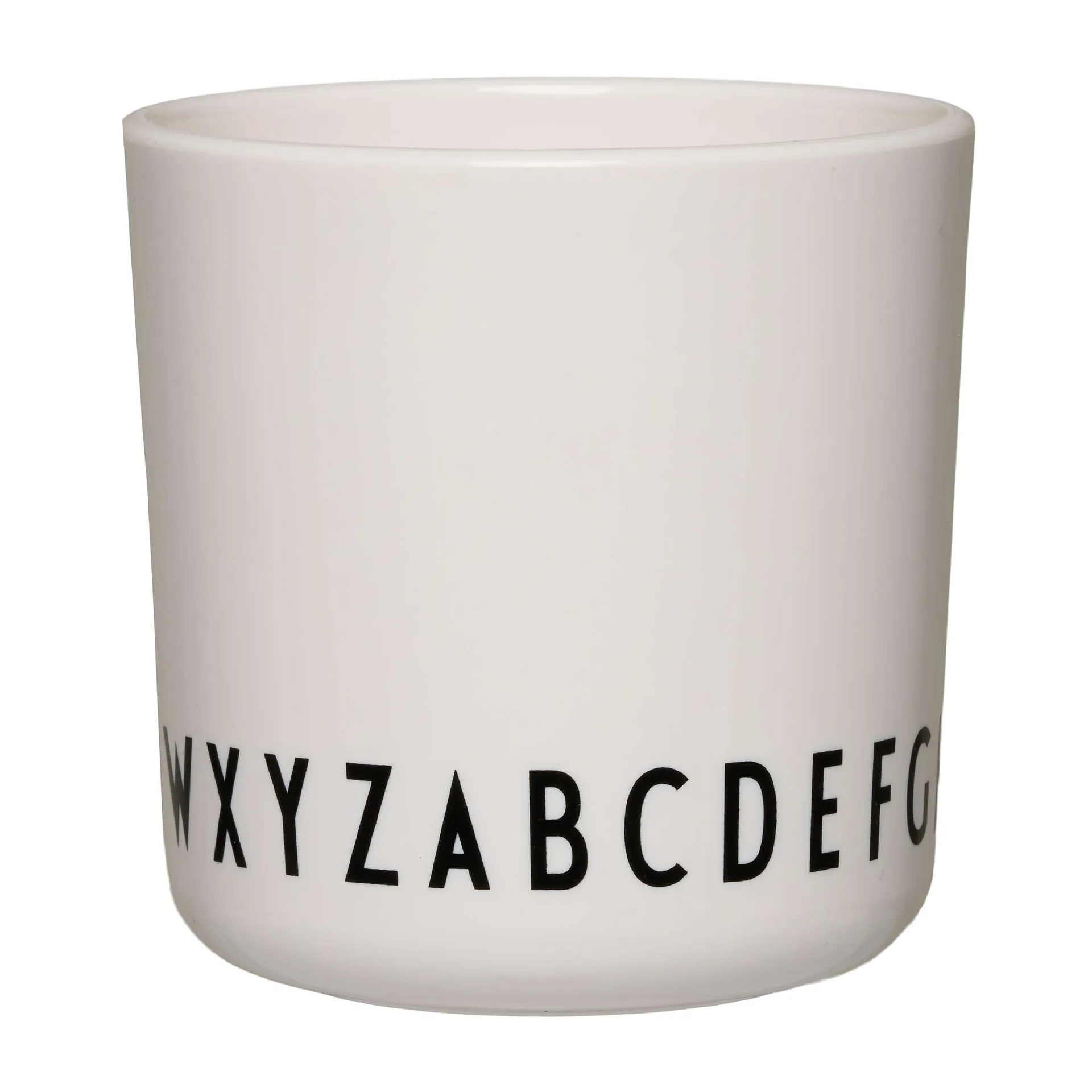 Taza Design Letters Kids Basic Eco, White ABC Design Letters