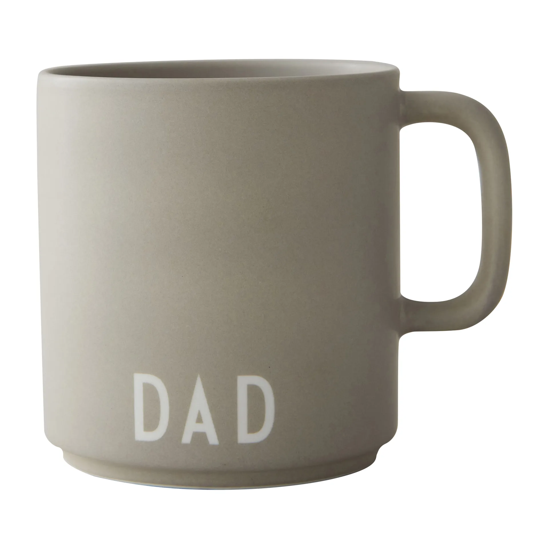 Taza favorita con asa Design Letters 25 cl, Cool grey Design Letters