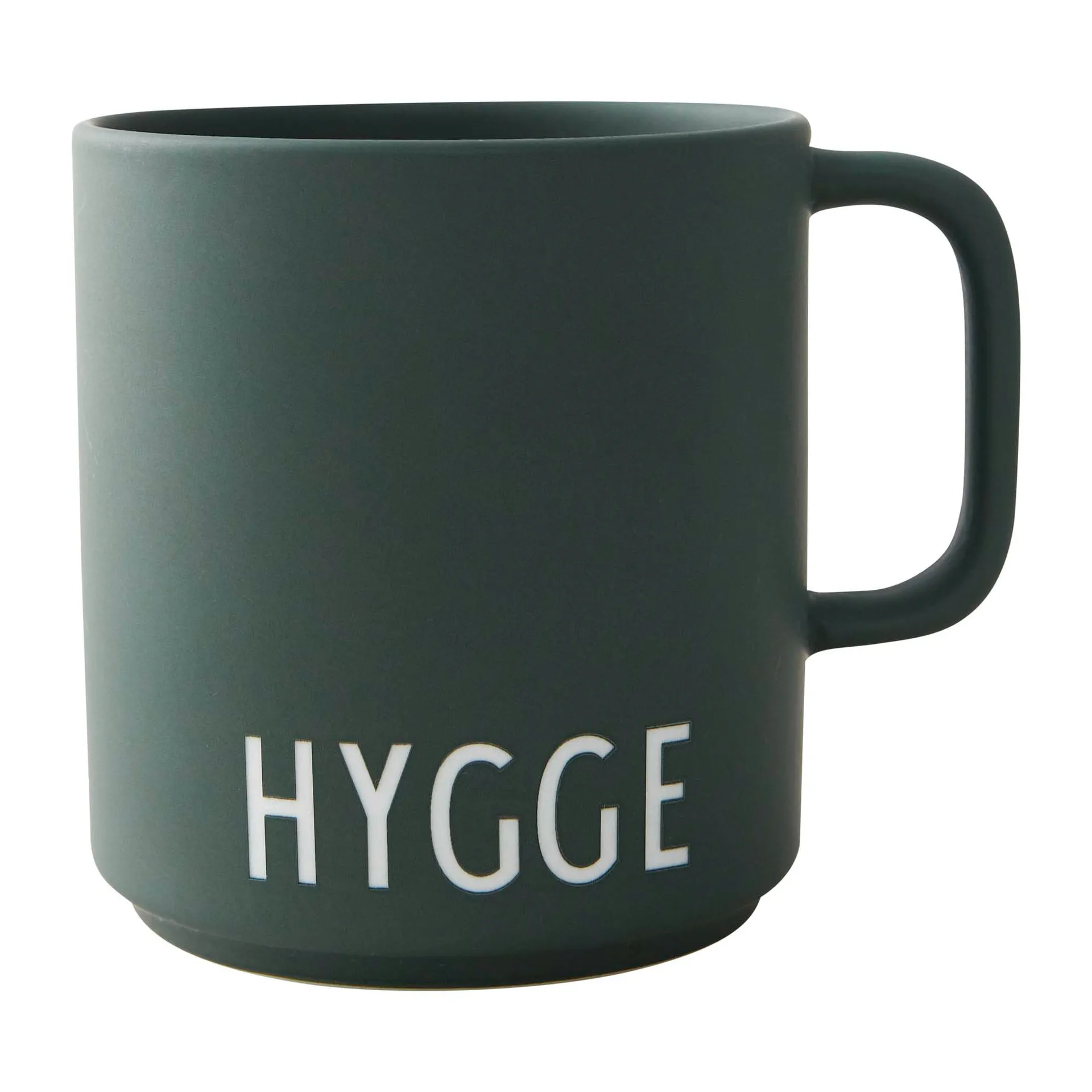Taza favorita con asa Design Letters 25 cl, Hygge-dark green Design Letters