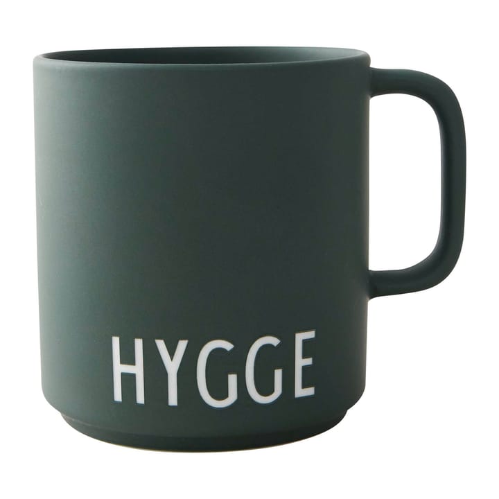 Taza favorita con asa Design Letters 25 cl - Hygge-dark green - Design Letters