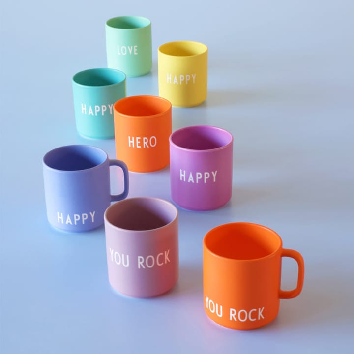 Taza favorita con asa Design Letters 25 cl, Orange Design Letters