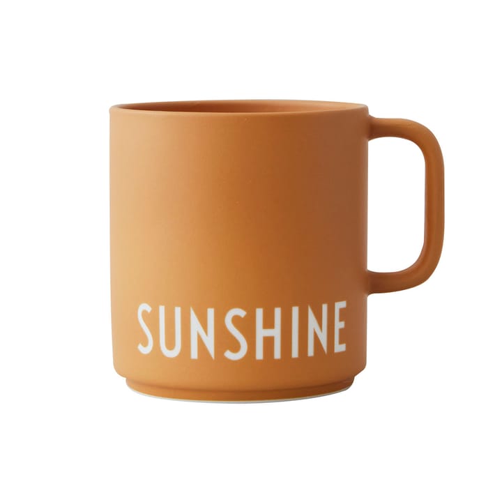 Taza favorita con asa Design Letters 25 cl - Sunshine - Design Letters
