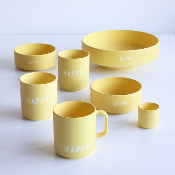 Taza favorita con asa Design Letters 25 cl - Yellow - Design Letters