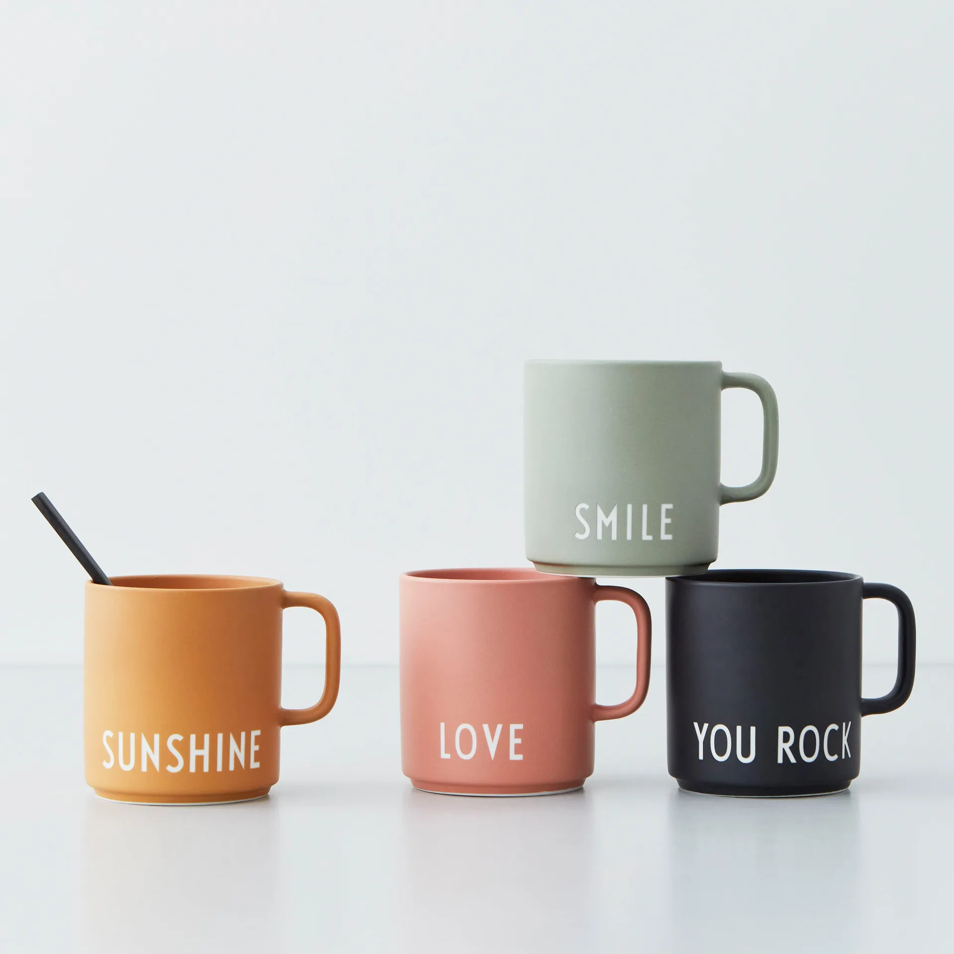 Taza favorita con asa Design Letters 25 cl, You rock Design Letters