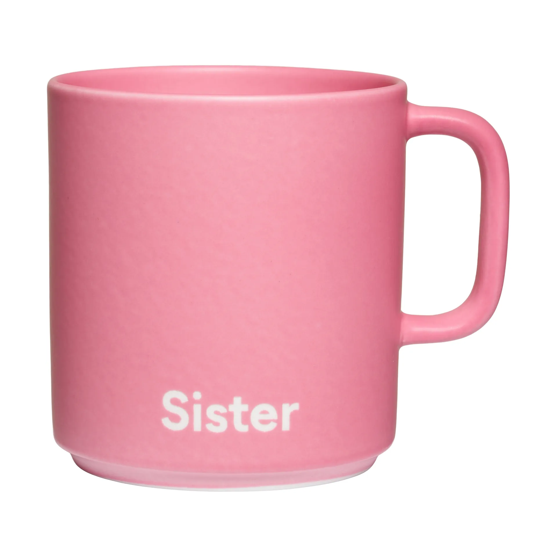 Taza favorita con asa Design Letters VIP 25 cl, Sister-pink Design Letters