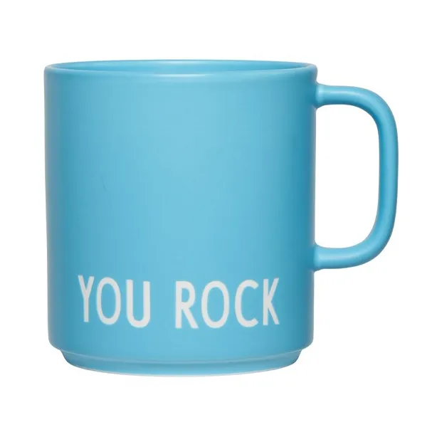 Taza favorita con asa Design Letters VIP 25 cl, You rock Design Letters