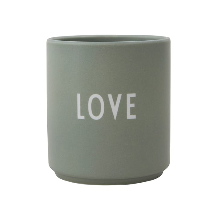 Taza favorita Design Letters 25 cl, Dad/Love-green Design Letters