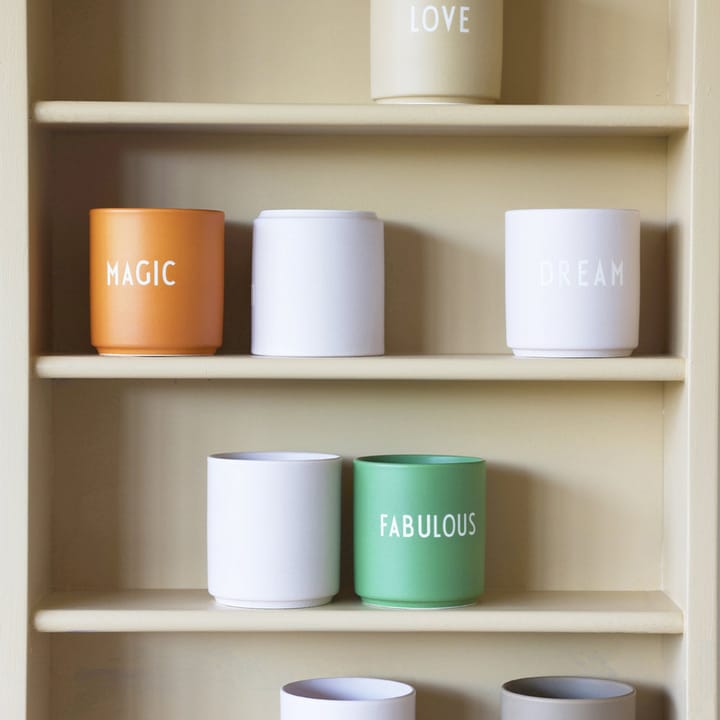 Taza favorita Design Letters 25 cl, Green Design Letters