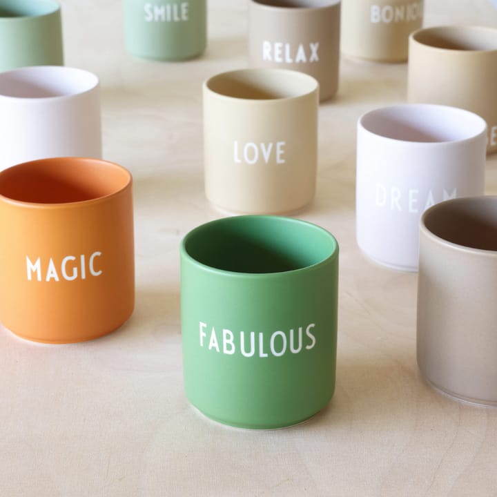 Taza favorita Design Letters 25 cl, Green Design Letters