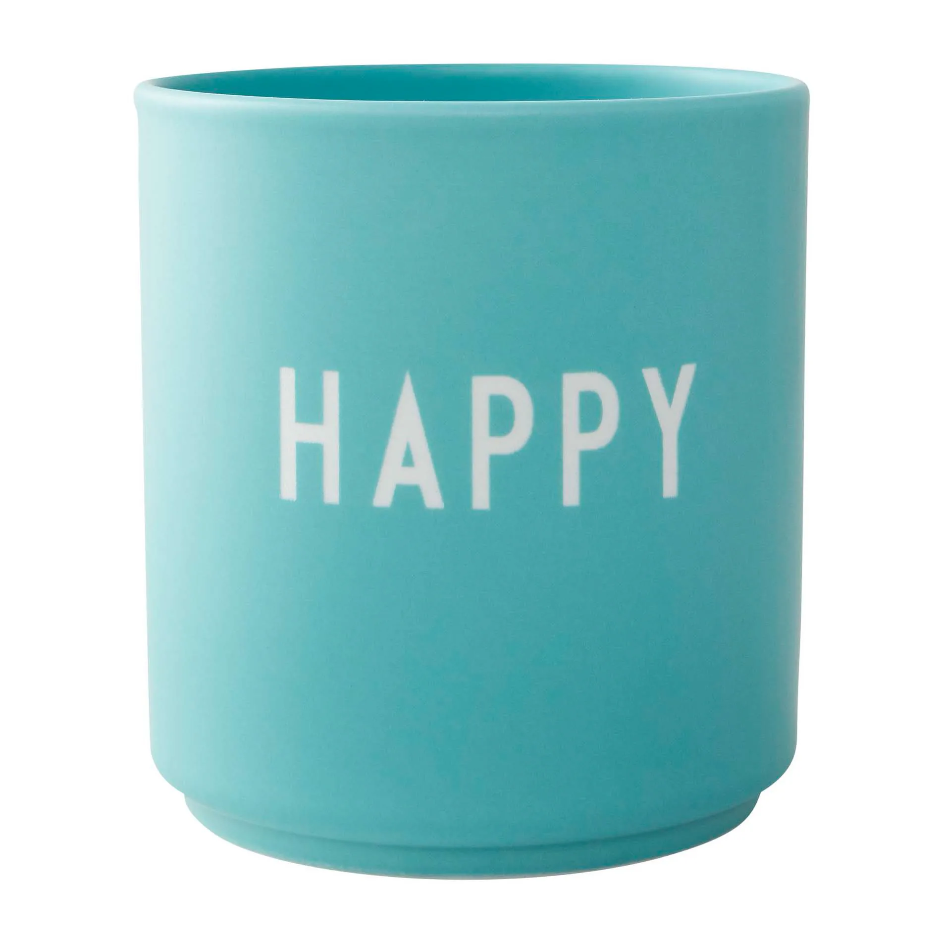 Taza favorita Design Letters 25 cl, Happy-aqua blue Design Letters