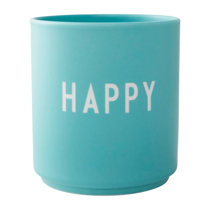 Taza favorita Design Letters 25 cl - Happy-aqua blue - Design Letters