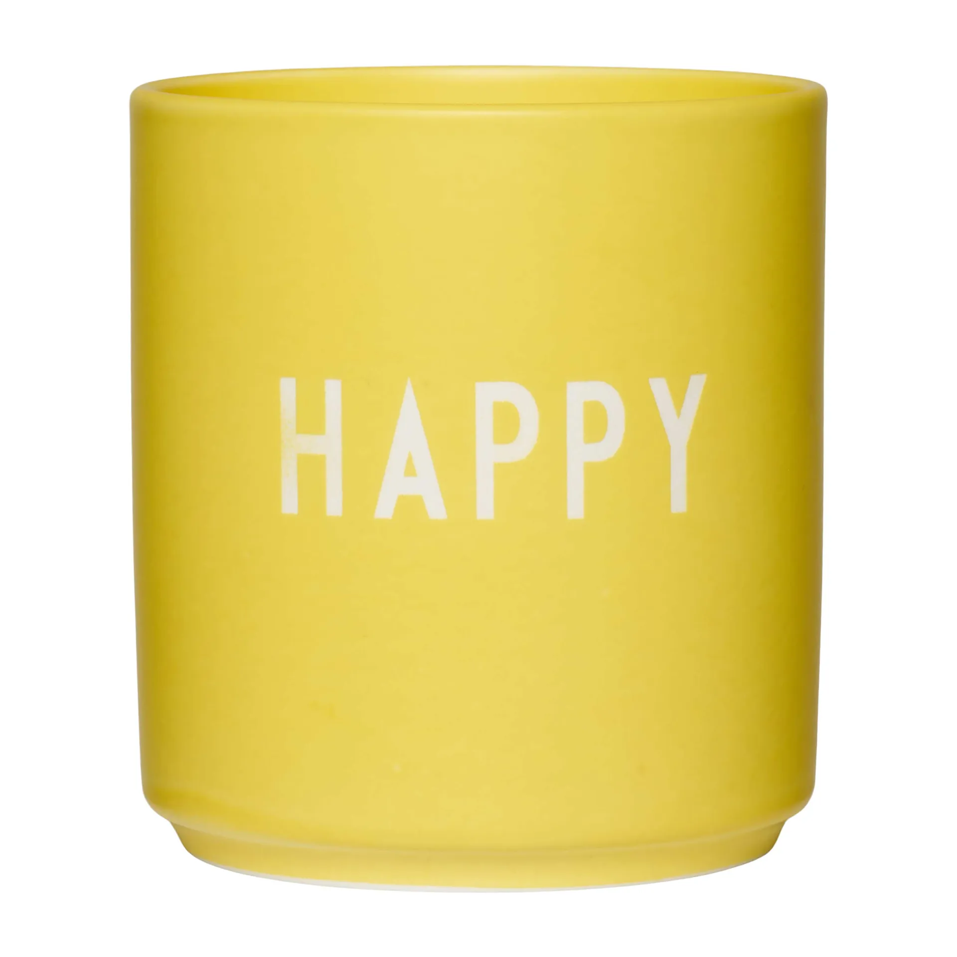 Taza favorita Design Letters 25 cl, Happy-yellow Design Letters