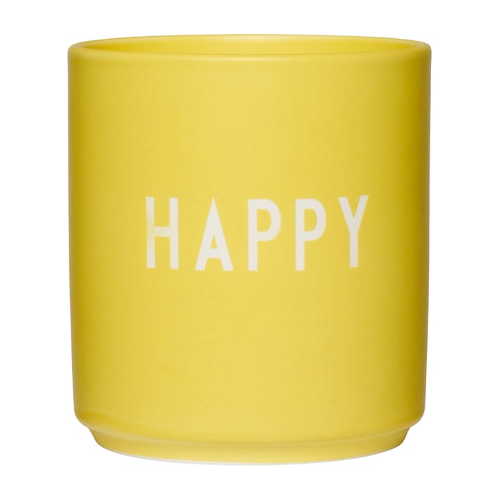 Taza favorita Design Letters 25 cl - Happy-yellow - Design Letters