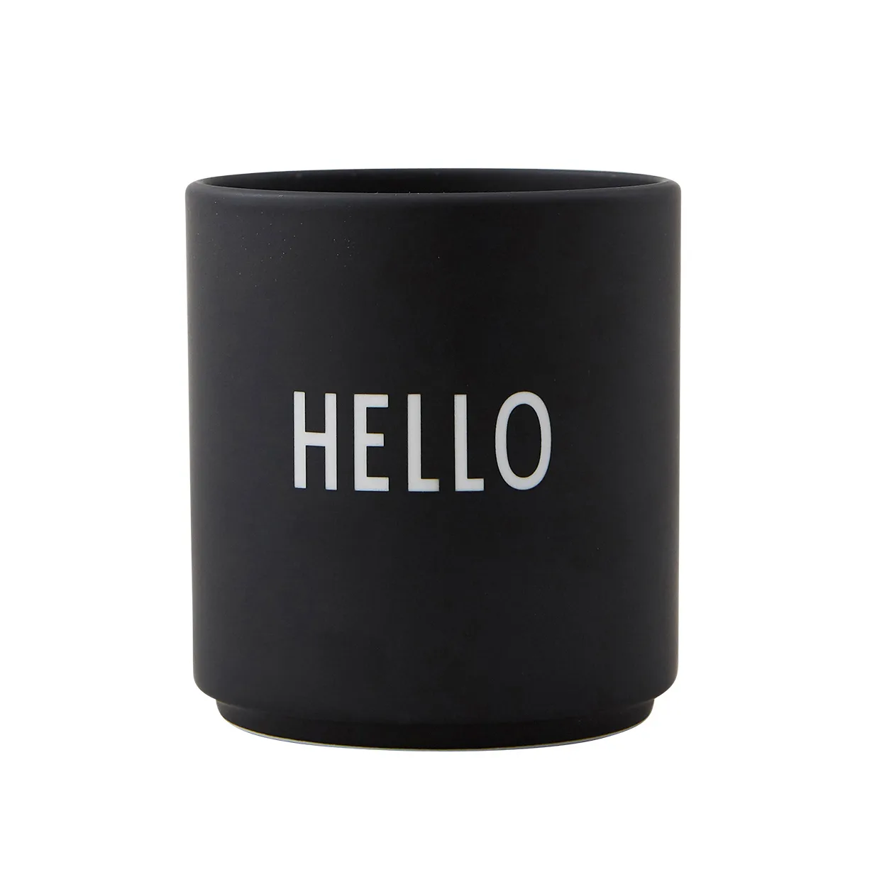 Taza favorita Design Letters 25 cl, Hello-black Design Letters