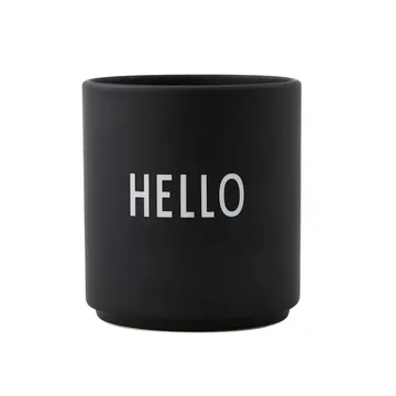 Taza favorita Design Letters 25 cl - Hello-black - Design Letters