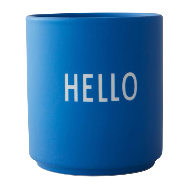 Taza favorita Design Letters 25 cl - Hello-cobalt blue - Design Letters