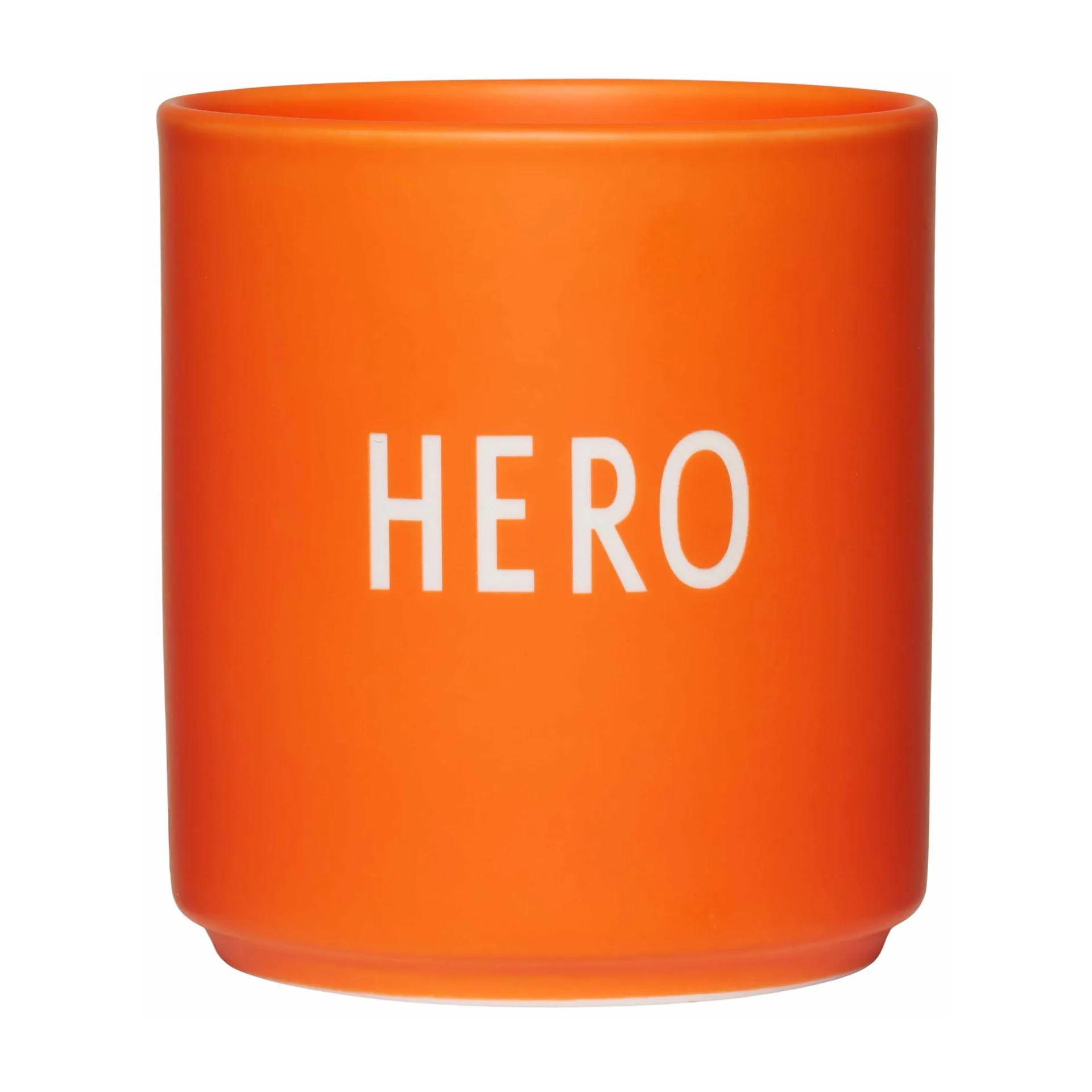 Taza favorita Design Letters 25 cl, Hero-naranja Design Letters