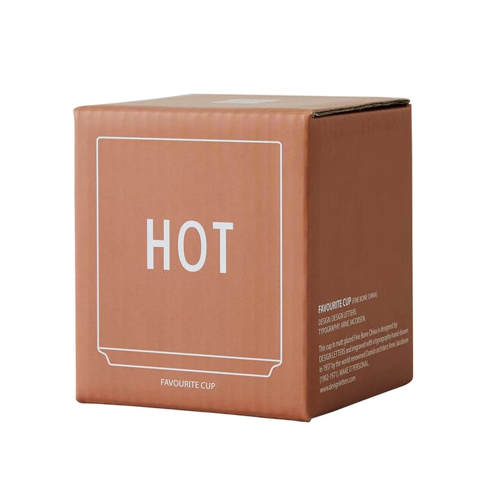 Taza favorita Design Letters 25 cl, Hot (Marrón) Design Letters