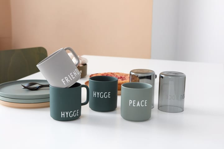 Taza favorita Design Letters 25 cl, Hygge-dark green Design Letters