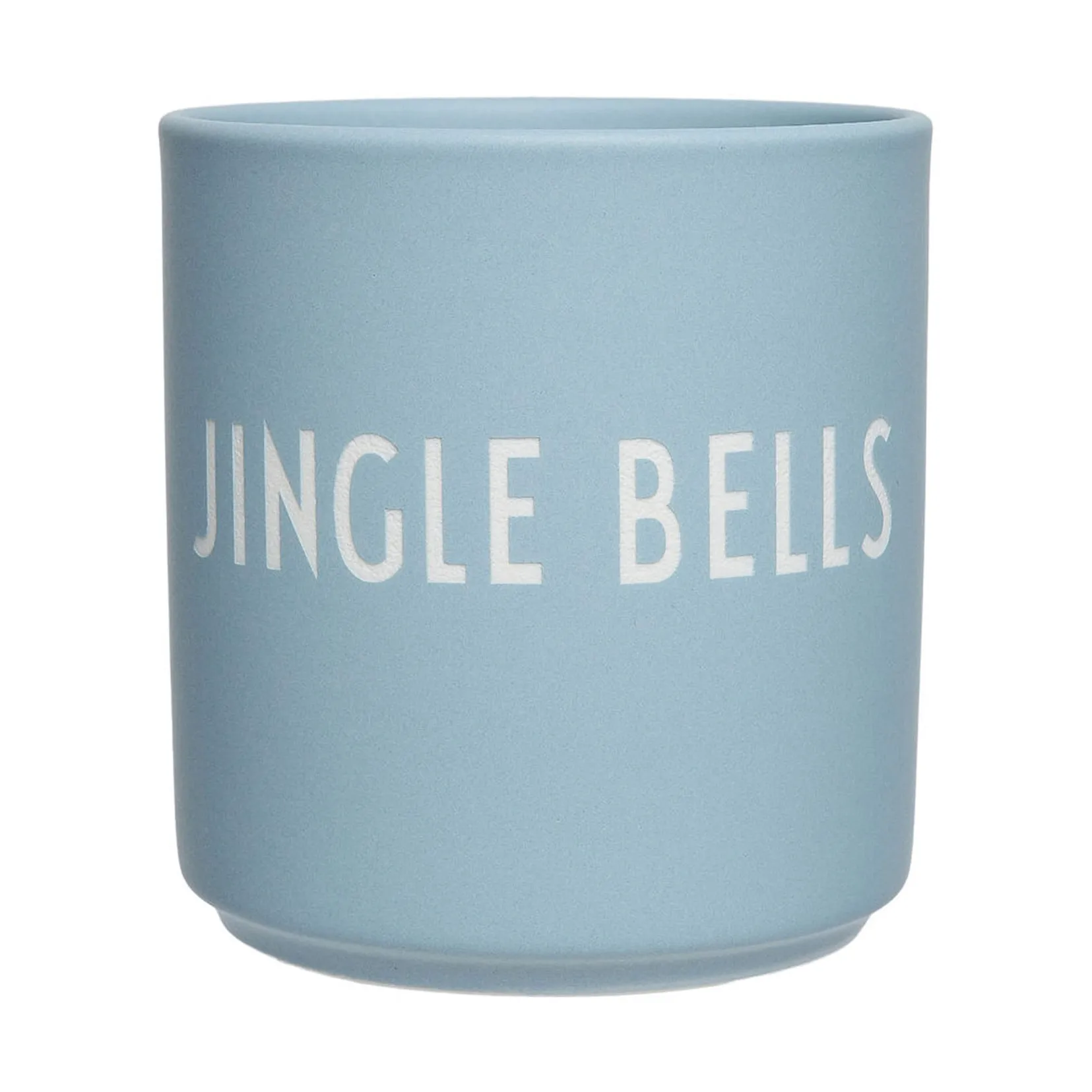 Taza favorita Design Letters 25 cl, Jingle bells-light blue Design Letters